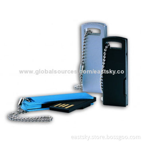 Swivel Promotional USB Flash Drive, Fashionable Multifunction, 64MB-32GB Memory Capacity